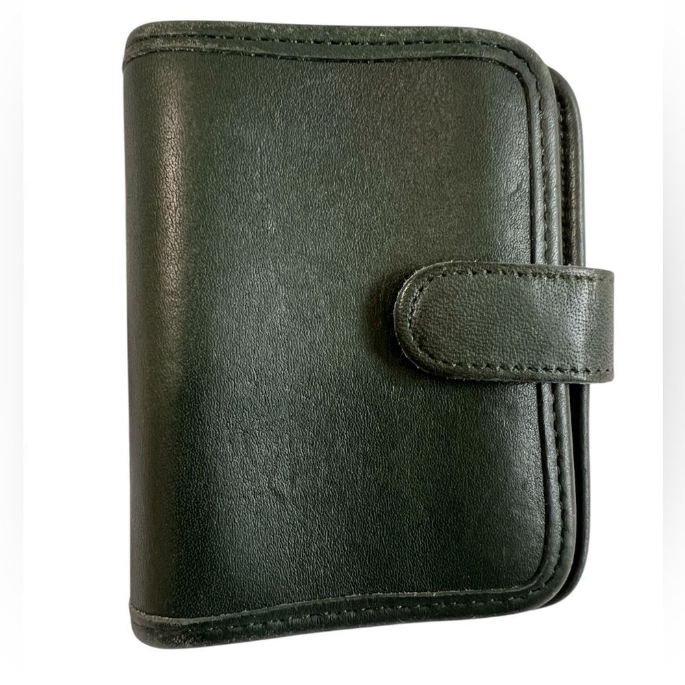 Coach Green Vintage Billfold Wallet Photo Album Unisex
